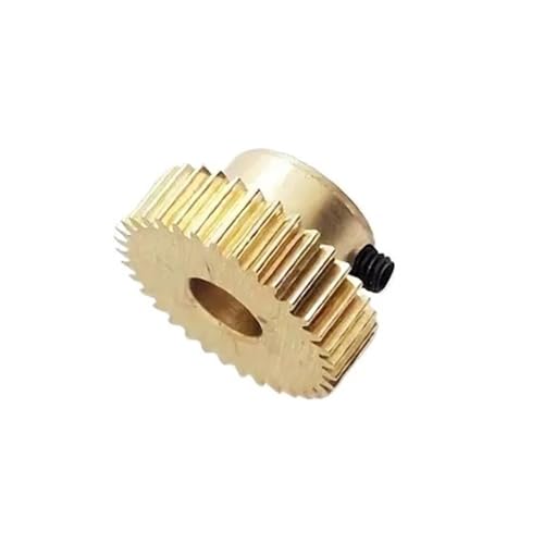 GTPBAO 1 stücke Kupfer 0,5 Modul 78 Zähne Stirnradgetriebe 0,5 M 78 T Messing Zylinderrad 40mm Durchmesser Gerade Zähne Ritzel 20mm Schritt Wellenteile(8mm bore) von GTPBAO