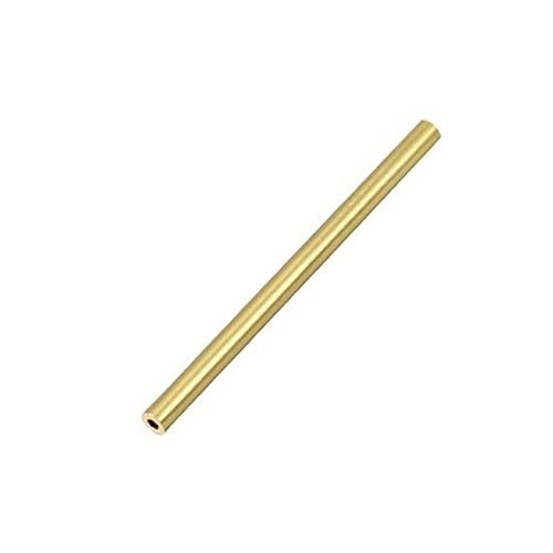 GTPBAO 10 Stück Messing-Hohlrohre, 3 mm, 4 mm, 8 mm, 10 mm, 13 mm, 20 mm, runde Metallrohre for Robotik-Elektronik-DIY-Projekte gerade(3x0.75x31mm) von GTPBAO