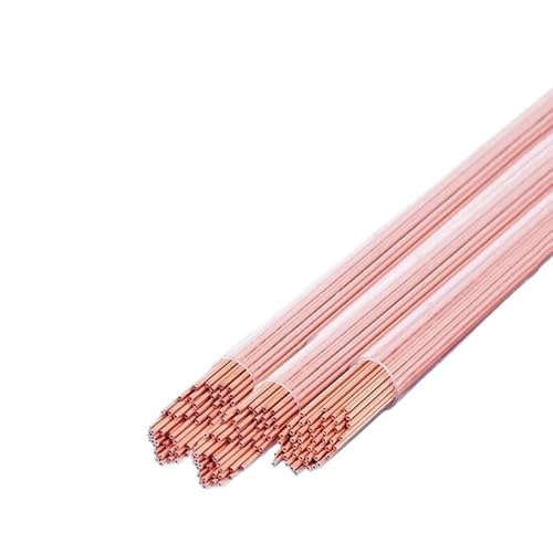 GTPBAO 100 Stück Kupferrohr, Einzelloch, Kupferelektrodenrohr, Einzelkanal, Durchmesser 0,3 mm, 0,6 mm, 400 mm, 500 mm lang gerade(500mm 0.4mm) von GTPBAO