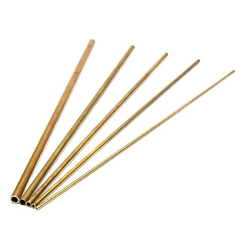 GTPBAO 10PCS Rohr Messing Rohr Durchmesser 2mm 3mm 4mm 5mm Länge 300mm Lange 0,45mm Wand schneiden Werkzeug Teile gerade(4mm) von GTPBAO