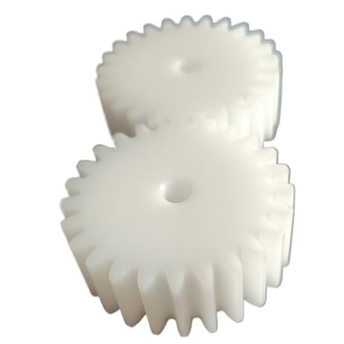 GTPBAO 2 Stück 1,5 Modul 29 Zähne Kunststoffzahnrad 4 mm 5 mm 6,35 mm 8 mm 10 mm 12 mm 15 mm Innenloch 1,5 m 29 Zähne gerades Zahnritzel Lenkungshardware(9mm BORE) von GTPBAO