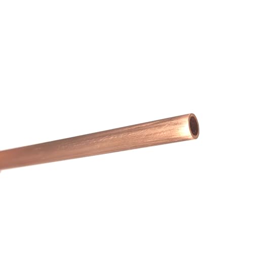 GTPBAO 2 Stück 8 mm bis 14 mm Kupferrohr, hohl, gerade, rund, dünn, for Aquarium-Filtersystem gerade(500mm OD 11 x ID 10mm) von GTPBAO