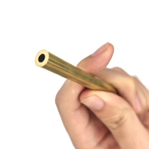 GTPBAO 2 Stück Messingrohr 0,25 mm Wandstärke 1 mm 12,5 mm Außendurchmesser Messingrohr Gerades Rohr Dünnwandig Kleiner Durchmesser gerade(OD 3 x ID 2.5mm) von GTPBAO