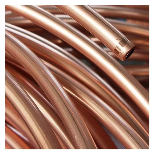 GTPBAO 99,9% T2-Weichkupferrohr, hochleitfähiges Kupferspulenrohr for Klimaanlagen und spezielle wassergekühlte Systeme gerade(5 meter x 6mm x 1.5mm) von GTPBAO