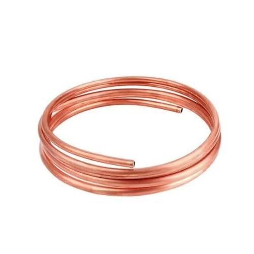 GTPBAO 99,9% reines Kupferdrahtrohr, Klimaanlagenkühlung, DIY-Handwerk, 1 Meter, weiche Kupferrohrspule, Außendurchmesser 1,8 mm, 2 mm, 16 mm, 19 mm, 22 mm gerade(19x0.9mm) von GTPBAO