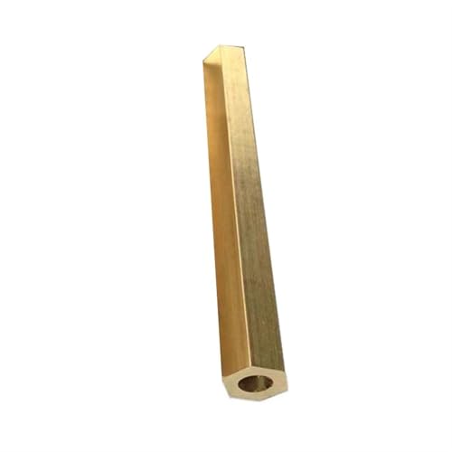 GTPBAO Dickwandiges hohles sechseckiges Messingrohr H59 Sechseckiges Messingrohr for die Anwendung gerade(S16 x D7 x L490mm) von GTPBAO