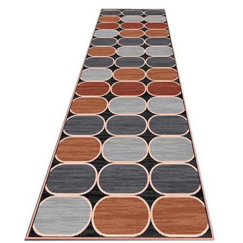 GTPBAO Flurläufer für Küche Hotel Balkon Waschbar & Zuschneidbar Kurzflorteppich Länge 9,5m 8,5m 6,5m 4,5m 2,5m 1,5m(60x450cm/2x14.8ft) von GTPBAO