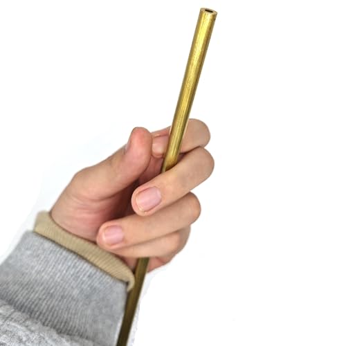 GTPBAO H62 Dünnwandiges Messingrohr Außendurchmesser 9,5 mm Innendurchmesser 7,5 mm bis 9,1 mm Außendurchmesser 9,5 mm Mikrokapillarhohlrohr gerade(OD9.5MM ID8.5MM 245MM) von GTPBAO