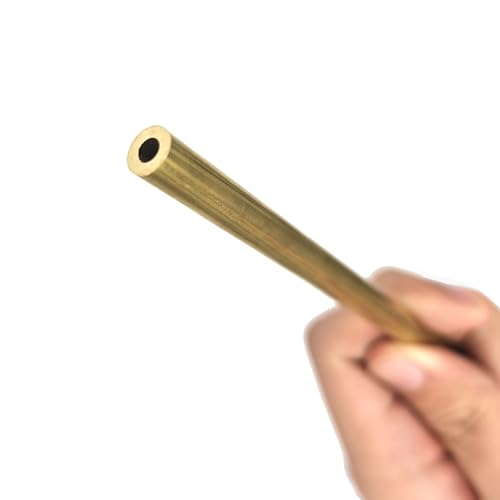 GTPBAO H62 Messingrohr Außendurchmesser 22 mm Wandstärke 0,5 mm 1 mm 1,5 mm 2 mm Kapillarhohlmessingstange gerade(OD22mm ID16mm 500mm) von GTPBAO