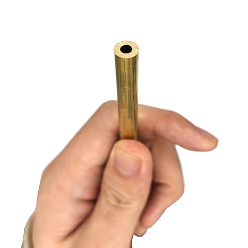 GTPBAO H62 Nahtlose Hartmessingrohrwand 0,5 mm bis 3 mm Dünnwandiges hartes gerades Rohr Hohe Druckfestigkeit 16 mm 20 mm gerade(500mm 20x5mm) von GTPBAO