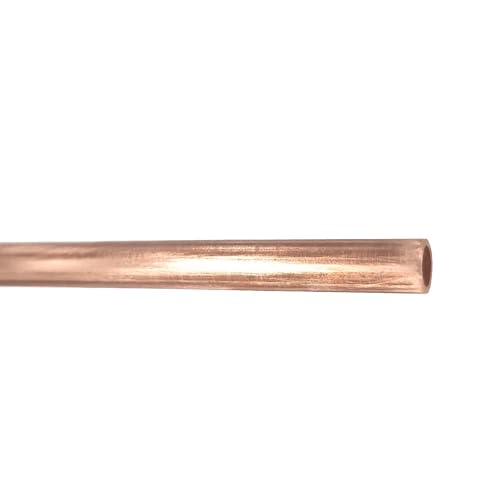 GTPBAO Hartkupferrohr, gerades Rohr, 20 mm, 22 mm, 25 mm, 30 mm, 35 mm, 99,9% reines Kupfer, hohl, Länge 500 mm gerade(28mm x 1.5mm) von GTPBAO
