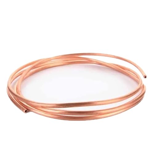 GTPBAO Hochreines 99,9% T2-Rotkupfer-Spulenrohr, weiches Rohr for Klimaanlagen und Kühlsysteme, Außendurchmesser 2 mm bis 10 mm gerade(5meters x 8mm x 1.5mm) von GTPBAO