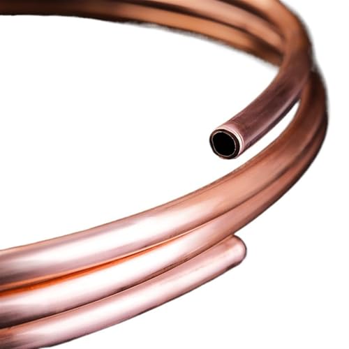 GTPBAO Kupferrohr 99,9% T2 Kupfer-Klimarohr Außendurchmesser 2 mm 3 mm 4 mm 6 mm 8 mm 10 mm 12 mm 14 mm 16 mm gerade(2 meter 6mm x 1.5mm) von GTPBAO