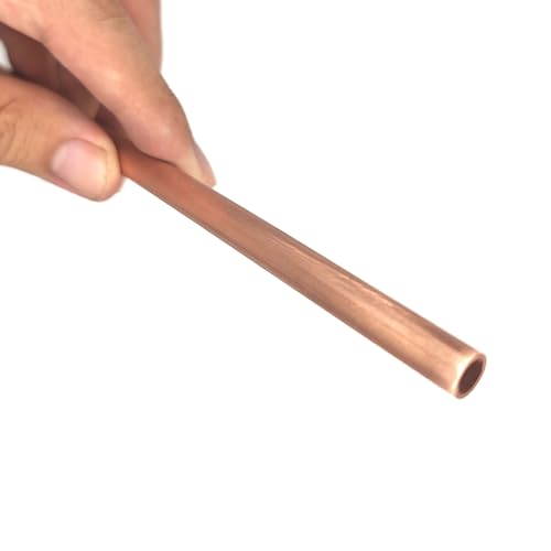 GTPBAO Kupferrohr mit 3 mm Außendurchmesser und 0,5 mm Wandstärke, 300 mm, 500 mm Länge, gerades, rundes Rohr for Wäscheständer gerade(500mm OD 6 x ID 5mm) von GTPBAO