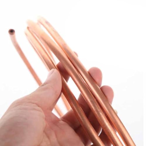 GTPBAO Kupferrohrspule, weich, 99,9% T2, rotes Kupferdrahtrohr, Klimaanlagenöl, Wasserkühlung gerade(1 meter 10 x 1.5mm) von GTPBAO
