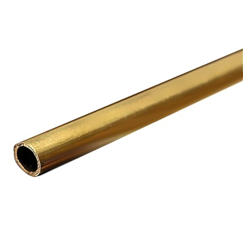 GTPBAO Messing-Rundrohre for Basteln for kostenlose Haken und Gravurprojekte gerade(19x0.5x250mm) von GTPBAO