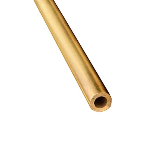 GTPBAO Messingrohre 2 mm 3 mm 4 mm 5 mm 6 mm bis 20 mm Metallrohre for Messerklemmen und Griffe gerade(500mm 4x0.5mm) von GTPBAO
