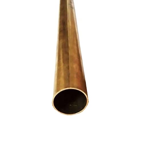 GTPBAO Messingrohre Runde Metallrohre for optische Achsen Messinghülsen Schieber und Haken gerade(21x1x150mm) von GTPBAO