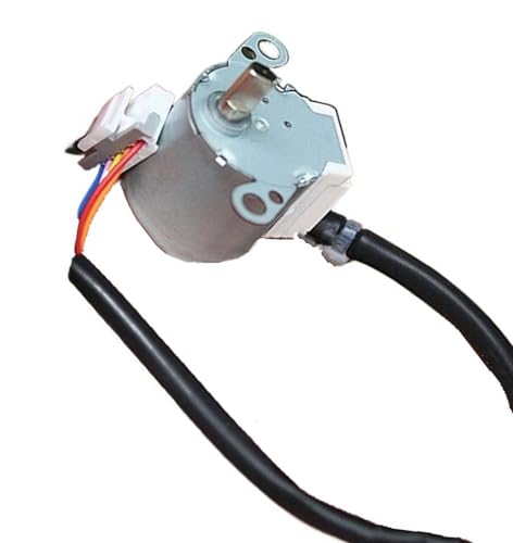 GTPBAO Mikrobewegung 12 V DC 4 Phasen 5 Drähte MP24BA Getriebe Schrittmotor 5mm Doppelflache Welle Klimaanlage Führung Windmotor Getriebeschlitten von GTPBAO