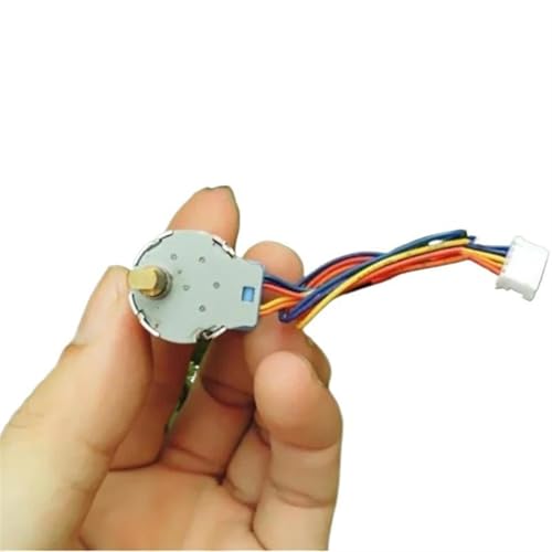 GTPBAO Mikrobewegung 6 V DC 20 mm Mikroschrittmotor Automatischer Toiletten-Smart-Monitor 4-Phasen-5-Draht-Klimaanlagen-Schwingwindmotor Getriebeschlitten von GTPBAO