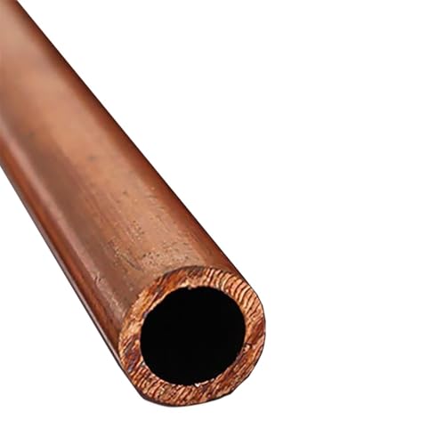 GTPBAO Nahtlose Kupferrohre for das Handwerk. Vielseitige Metallrohre for den Modellbau, Heimwerkerprojekte und die Filterung von Aquarien. gerade(500mm x 7mm x 0.5mm) von GTPBAO