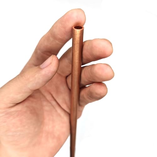 GTPBAO Nahtlose Kupferrohrleitung for verbesserte Signalübertragung und Herstellung von Dreieck-Musikinstrumenten gerade(500mm x 30mm x 1mm) von GTPBAO