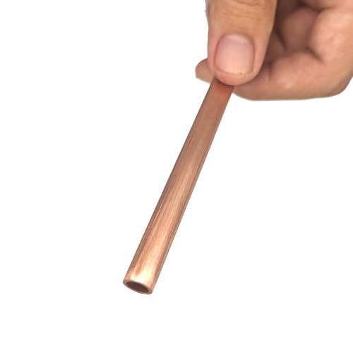 GTPBAO Rotes Kupferrohr, 1 mm bis 18 mm Innendurchmesser, 250 mm Länge, for den Bau von Dreieck-Musikinstrumenten, Bastelprojekte gerade(OD 20 x ID 18mm) von GTPBAO