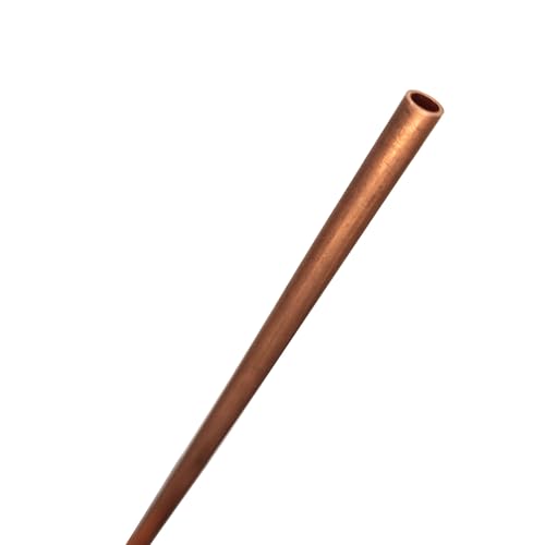 GTPBAO T2 Kupferkapillarrohr Hohlkupferrohr mit Außendurchmesser 1 mm 1,5 mm 1,8 mm Präzisionsmetall for verschiedene Anwendungen gerade(1.5x0.25mm 500mm) von GTPBAO