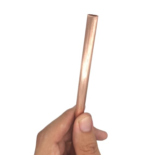 GTPBAO T2 Kupferrohr, 50 cm, Kapillar-Hohlrohr aus Kupfer for die Herstellung von Dreieck-Musikinstrumenten gerade(OD 54 x ID 51mm 50cm) von GTPBAO