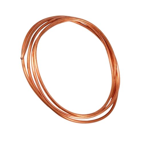 GTPBAO Weiche Kupferrohrspule mit Außendurchmesser 1,6 mm, 1,8 mm, 2 mm, 3 mm, 4 mm, 5 mm, 6 mm, 8 mm, 99,9% reines Kupferdrahtrohr for Klimaanlagenkühlung gerade(5 meter 8mm x 1mm) von GTPBAO