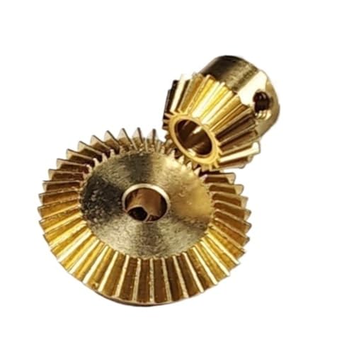 Getriebe 1 Set 1:2 Getriebe Messing Kegelrad 90 Grad Gehrung Konisches Ritzel 0,5 Modul 20 Zähne 40 Zähne DIY Statische Modifizierung Lenkrichtung(20T 4mm 40T 4mm bore) von GTPBAO