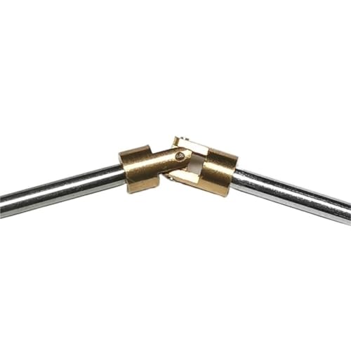 Getriebe Messing-Universalgelenke 1 mm 2 mm Wellengröße Mikro-Verbindungskupplung Statische Änderung DIY-Modell-Verbindungsstange Lenkrichtung(1mm shaft) von GTPBAO