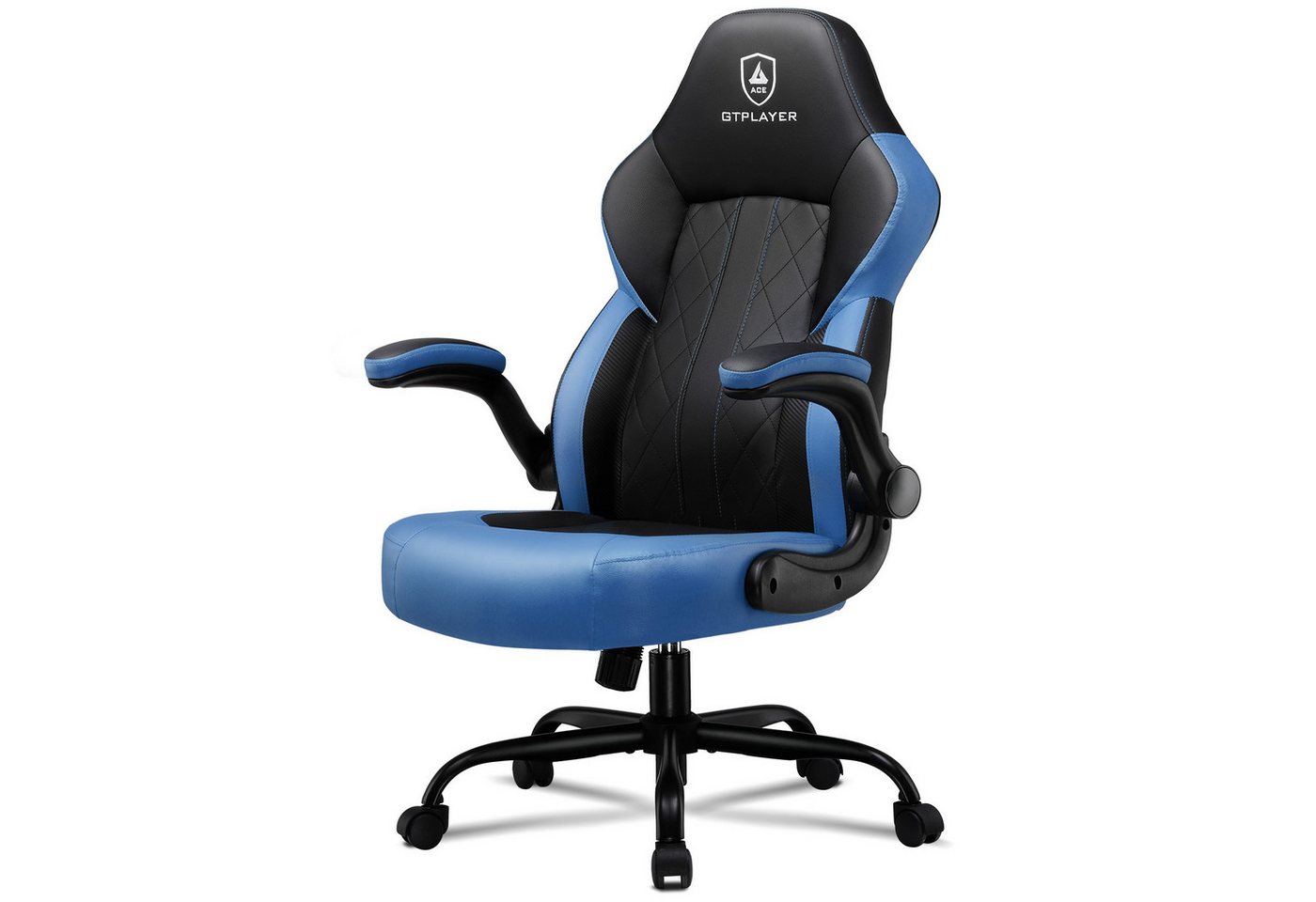 GTPLAYER Gaming-Stuhl Bürostuhl Gaming Stuhl Ergonomischer Schreibtischstuhl Drehstuhl (Packung), Gamer Stuhl mit verstellbaren Armlehnen Belastung 150 kg von GTPLAYER