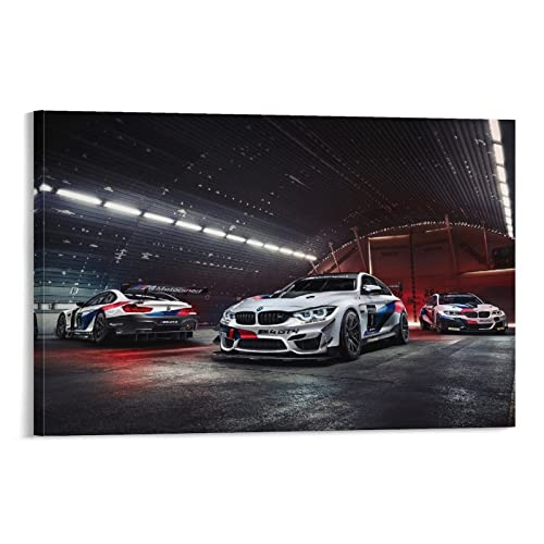 Auto-Poster BMW M2 und M4, dekoratives Gemälde, Leinwand, Wandposter und Kunstbild, Druck, modernes Familien-Schlafzimmer, 40 x 60 cm von GTRE