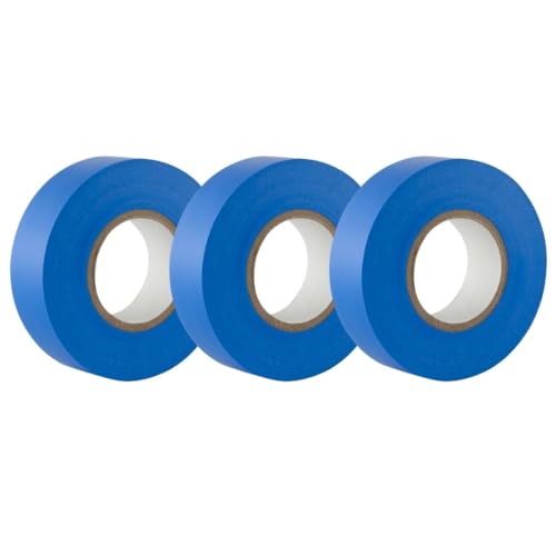 GTSE - Isolierband Blau - 19 mm x 20 m - strapazierfähiges, selbstklebendes Isolierband - zum Schutz, Bündeln und Reparieren von Kabeln - 3 Rollen GTSE - Isolierband Blau - 19 mm x 20 m - strapazierfähiges, selbstklebendes Isolierband - zum Schutz, Bündeln und Reparieren von Kabeln - 3 Rollen von GTSE
