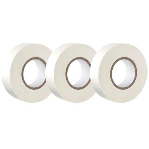 GTSE - Isolierband Weiß - 19 mm x 20 m - strapazierfähiges, selbstklebendes Isolierband - zum Schutz, Bündeln und Reparieren von Kabeln - 3 Rollen von GTSE