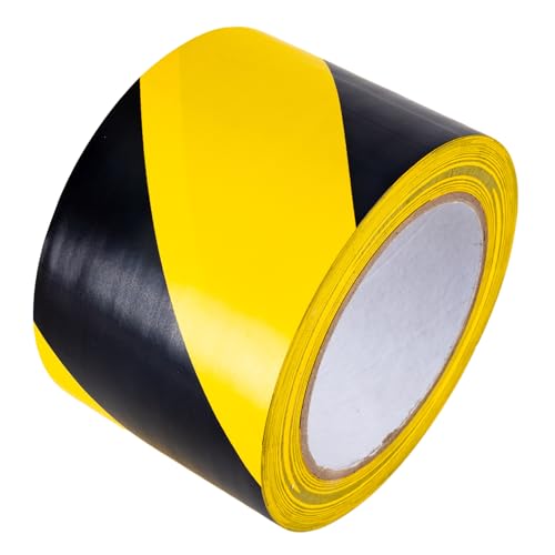 GTSE - Markierungsklebeband - 100 mm x 33 m - Selbstklebendes Absperrband - Gestreiftes Warnband zur Boden und Sicherheitsmarkierung, Flatterband - Gelb/Schwarz, 1 Rolle GTSE - Markierungsklebeband - 100 mm x 33 m - Selbstklebendes Absperrband - Gestreiftes Warnband zur Boden und Sicherheitsmarkierung, Flatterband - Gelb/Schwarz, 1 Rolle von GTSE
