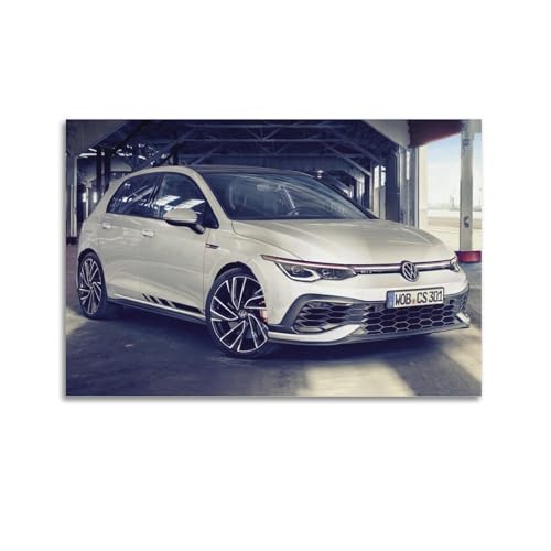 GTTHOK Sportwagen-Poster für Golf, Gti, Clubsport, Rennwagen, Superauto, dekoratives Gemälde, Leinwand-Kunstbild, 30 x 45 cm GTTHOK Sportwagen-Poster für Golf, Gti, Clubsport, Rennwagen, Superauto, dekoratives Gemälde, Leinwand-Kunstbild, 30 x 45 cm von GTTHOK