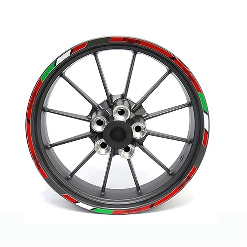 GTUOEQV Dekorative Bande Für B&enelli Für 502C Für 502c Motorräder Rad Aufkleber Reflektierende Felge Moto Streifen(A10) von GTUOEQV
