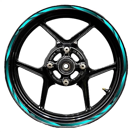 GTUOEQV Dekorative Bande Für CBF1000 Für Cbf 1000 Motorrad Rad Aufkleber Reflektierende Rim Aufkleber 17 "Streifen Band(A1) von GTUOEQV