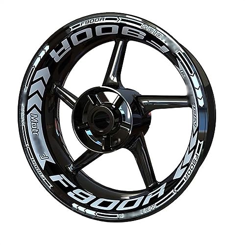 GTUOEQV Dekorative Bande Für F900r Für F900 R Motorrad Rad Reifen Aufkleber Reflektierende Felgenband Aufkleber(A14) von GTUOEQV