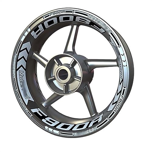 GTUOEQV Dekorative Bande Für F900r Für F900 R Motorrad Rad Reifen Aufkleber Reflektierende Felgenband Aufkleber(A15) von GTUOEQV