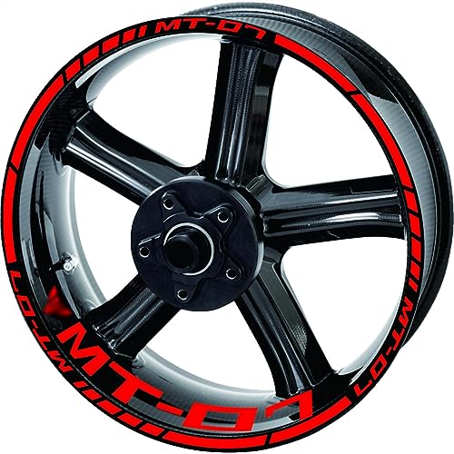 GTUOEQV Dekorative Bande Für Für Mt 07 Für MT07 2020 2021 Motorrad Aufkleber Dekorative Streifen(A2) von GTUOEQV