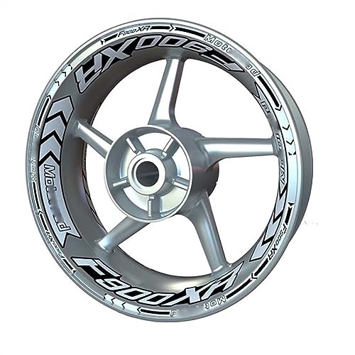 GTUOEQV Dekorative Bande Motorrad Aufkleber Felgenaufkleber Für F900xr Für F900 XR Radaufkleber(A7) von GTUOEQV