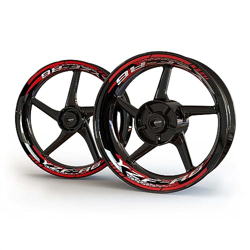 GTUOEQV Dekorative Bande Motorrad Aufkleber Felgenaufkleber Für Für R6 Für R6 Radaufkleber(A7) von GTUOEQV
