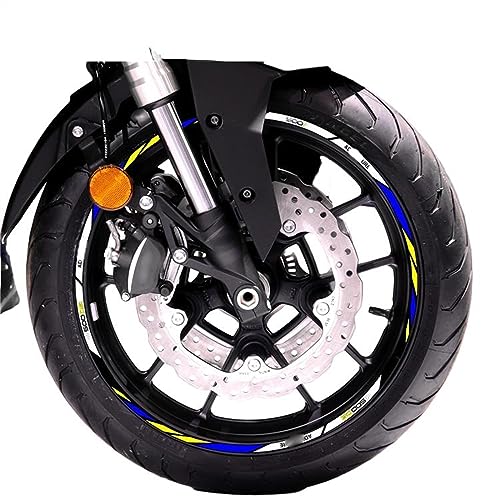 GTUOEQV Dekorative Bande Motorrad Rad Aufkleber Streifen Reflektierende Für Voge Für 500DS Für 500ds Rad Aufkleber(A1) von GTUOEQV