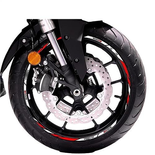 GTUOEQV Dekorative Bande Motorrad Rad Aufkleber Streifen Reflektierende Für Voge Für 500DS Für 500ds Rad Aufkleber(A2) von GTUOEQV