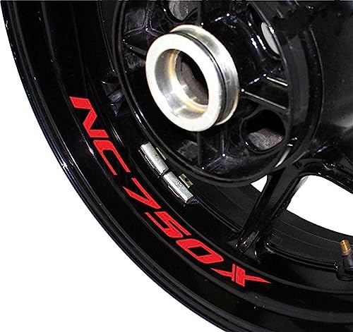 GTUOEQV Dekorative Bande Motorrad Radnabe Reifen Aufkleber Dekorative Aufkleber Für NC750X Für Nc 750x Rad Aufkleber(A6) von GTUOEQV