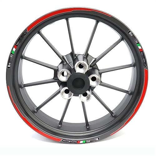 GTUOEQV Dekorative Bande Motorräder Rad Aufkleber Reflektierende Felge Moto Streifen Für B&enelli Für 502C Für 502c Rad Aufkleber(A9) von GTUOEQV