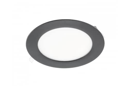 GTV Lighting - LED-Leuchte ORIS PLUS, Downlight, 13W, schwarz, 3000K, 1020lm, AC220-240V, Einbau, IP20, 120° von GTV